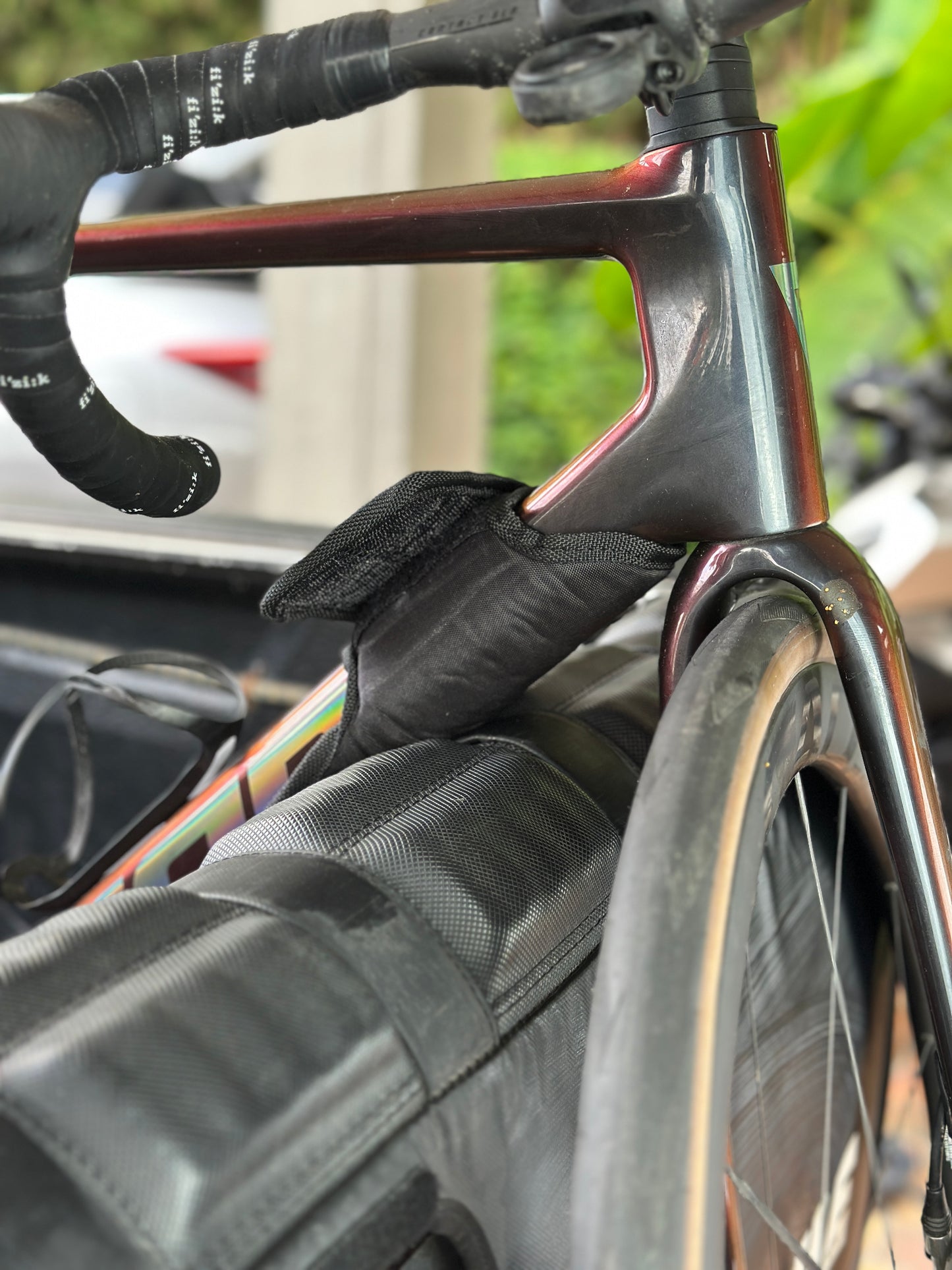 Protector para marco de bicicleta para transportar en camioneta